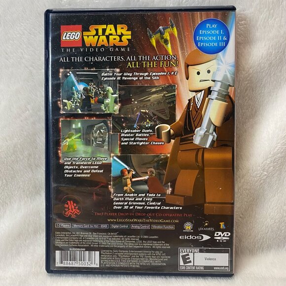 Lego Star Wars the Video Game (PlayStation 2,2005) CIB FAST SHIPPING - Picture 3 of 3
